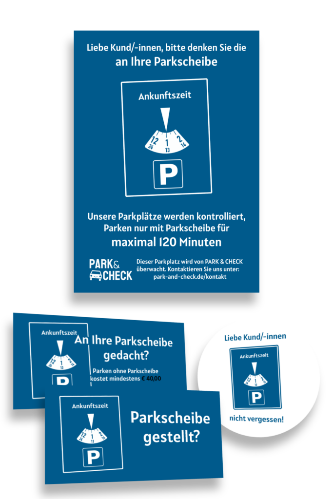 parkscheibe info a4 icon